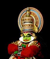 Kathakali performer, Cochin, Kerala, India