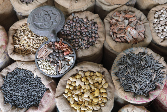 Spices for sale at market, Fort Kochi, Kerala, India