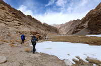 Exploring a nullah (side valley) in Ladakh, Jammu and Kashmir state, India