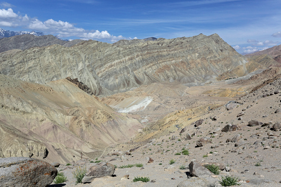 Ladakh dry country scene, Ladakh, India