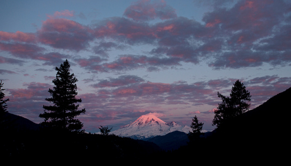 Sunrise on Mt. Rainier, Washington