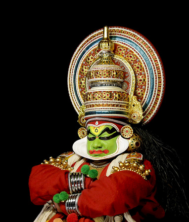 Kathakali performer, Kerala, India