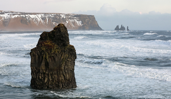 Sea stacks, south coast of Iceland