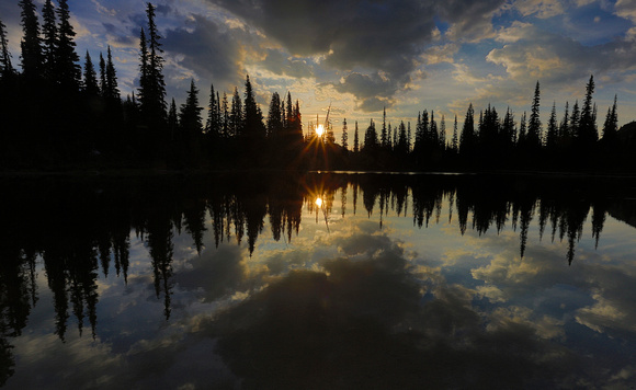 Sunrise at Reflection Lake, Mt. Rainier NP