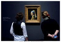 Viewing "Girl with a Pearl Earring", Vermeer exhibition, Rijksmuseum, Amsterdam