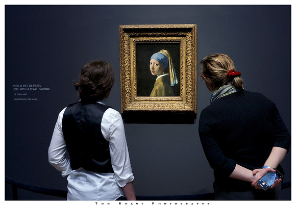 Viewing "Girl with a Pearl Earring", Vermeer exhibition, Rijksmuseum, Amsterdam