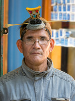 Nyishi tribal man portrait, Ziro, Arunachal Pradesh, India