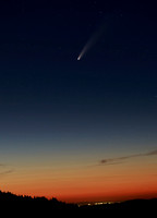 Comet NEOWISE over Seattle on July 13, 2020, from Mt. Rainier National Park, Washington.