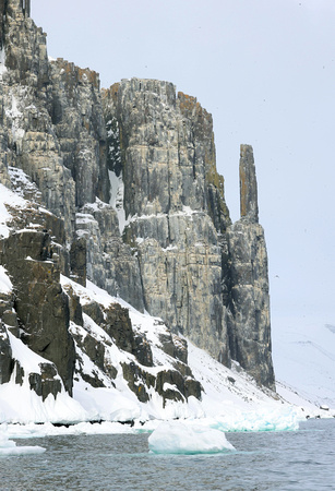 Akefjellet seabird cliffs, Svalbard, Norway