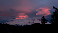 Sunrise on Mt. Rainier from White Pass, Washington