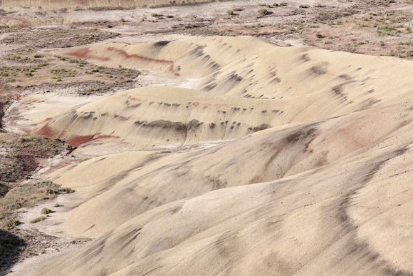 Painted Hills closeup, John Day Fossil Beds, central Oregon