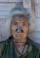 Apatani tribal woman, Arunachal Pradesh, India