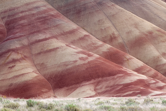 Painted Hills closeup, John Day Fossil Beds, central Oregon